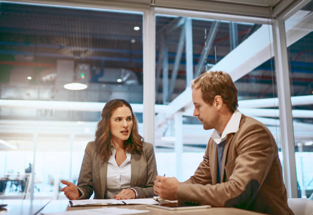 istock Looks like a heated discussion 803805298