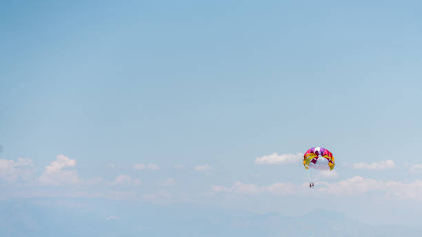 istock Parasailing on the Meditteranean Sea. 803808266