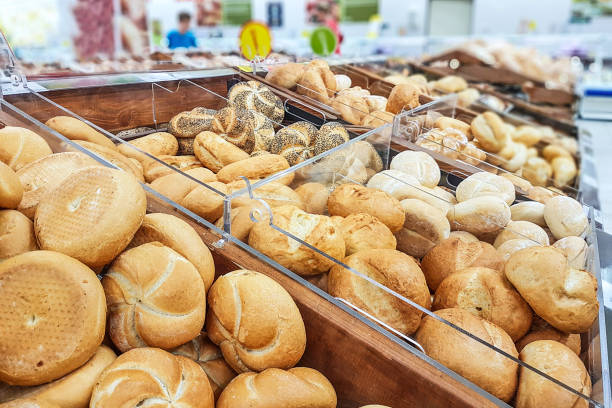 diferentes tipos de pão - polish bread - fotografias e filmes do acervo