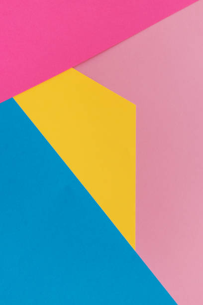 istock decorative art of colored paper pieces. 803812360