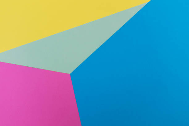 istock decorative art of colored paper pieces. 803812432