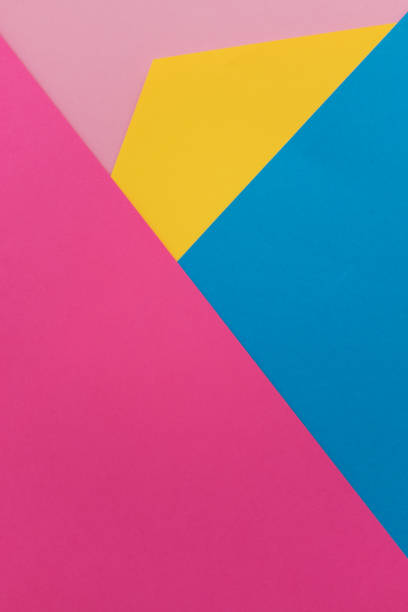 istock decorative art of colored paper pieces. 803812444