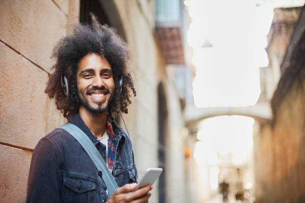istock Young trendy man in Barcelona. 803815992