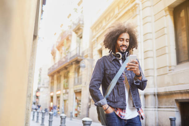 istock Young trendy man in Barcelona. 803815994