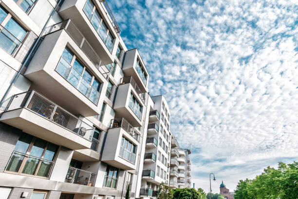 istock modern cubic residential architecture in berlin 803822044