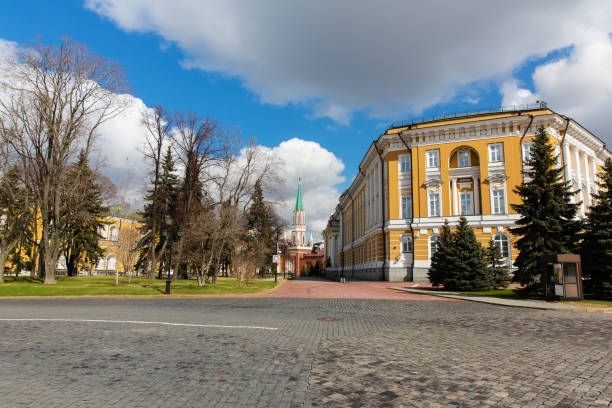istock Moscow Kremlin, Nikolskaya tower, Russia 803859914