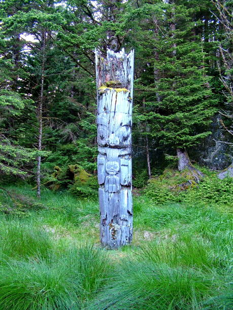 istock Historic Totem Poles 803866022