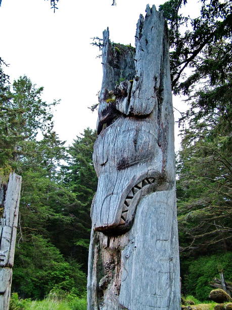 istock Historic Totem Poles 803866024