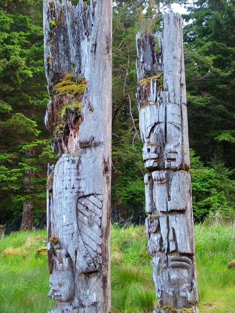 istock Historic Totem Poles 803866042