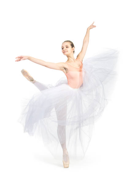 istock Young,smiling girl dancing the ballet. 803879240
