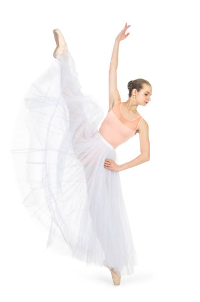 istock Young,smiling girl dancing the ballet. 803879472
