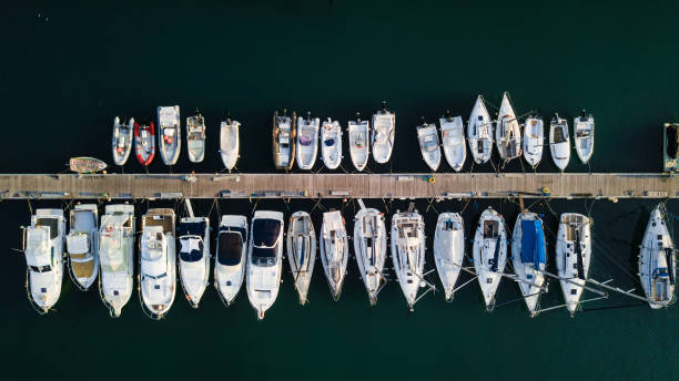 Sail boat harbor