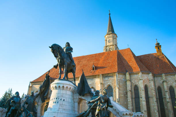 istock St. Michael's Church. Cluj-Napoca. Romania 803885272