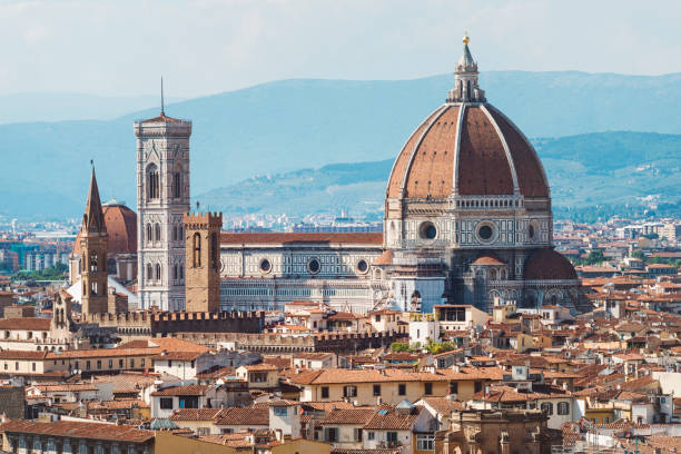 istock Florence's cathedral and skyline 803923346