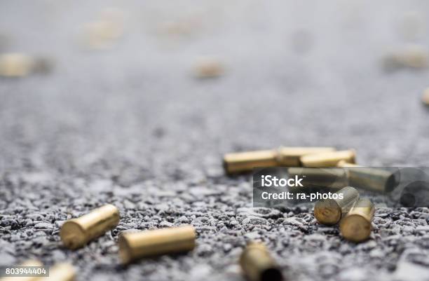 Bullet Casings Stock Photo - Download Image Now - Bullet, Shooting - Crime, Bullet Cartridge