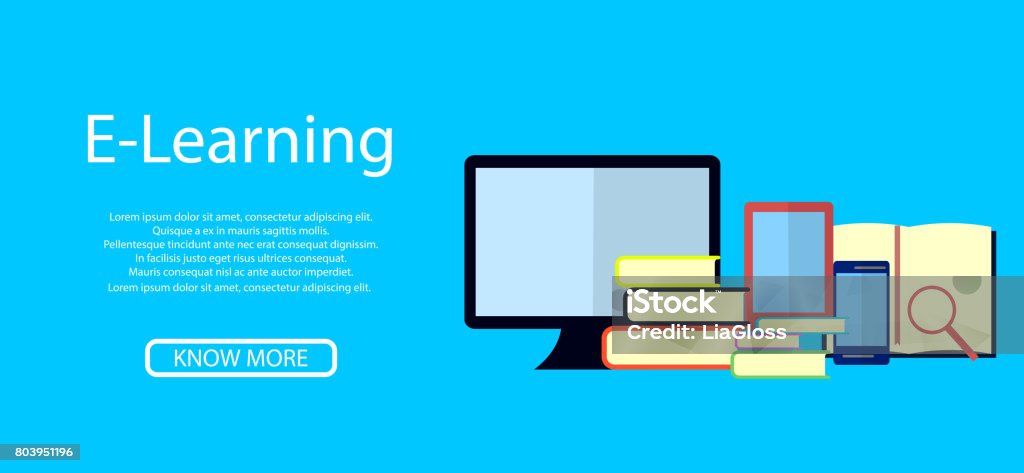 Elearning Graphics Education Infographic Flat Vector Illustration For Elearning And Online ...