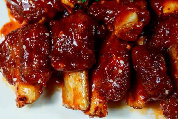 istock T-bone pork with red wine sauce 803961166
