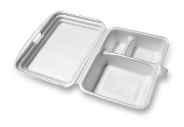 istock Styrofoam of food container isolated on white 803971888