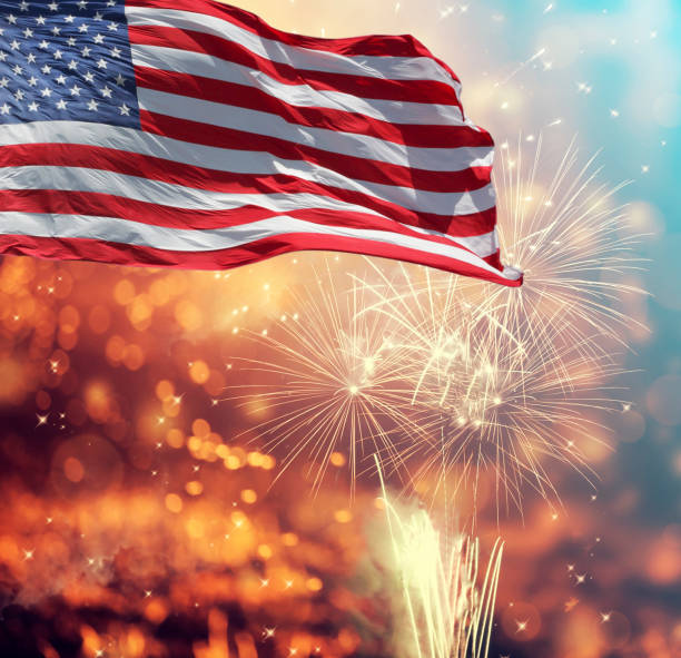 istock Celebrating Independence Day in US 803972176