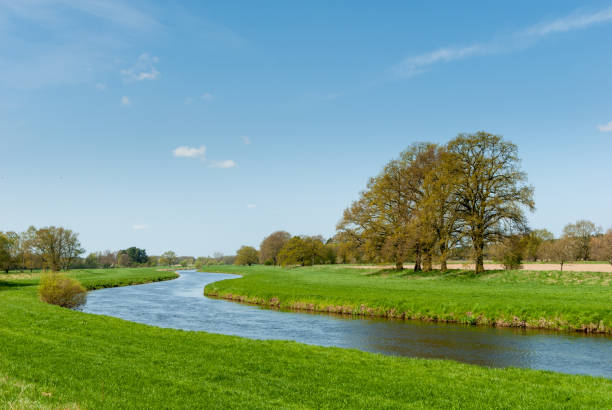 istock River valley of the Aller 803997758