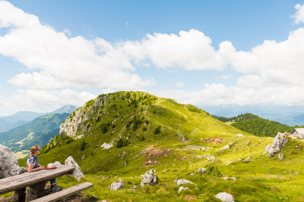 istock Senior woman enjoying the view 804005244