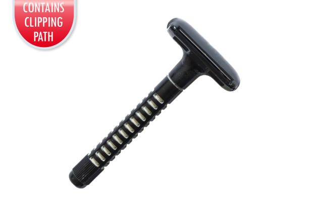 istock Classic razor isolated on white with clipping or working path 804025154