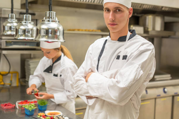 istock Portrait of young chef 804030460
