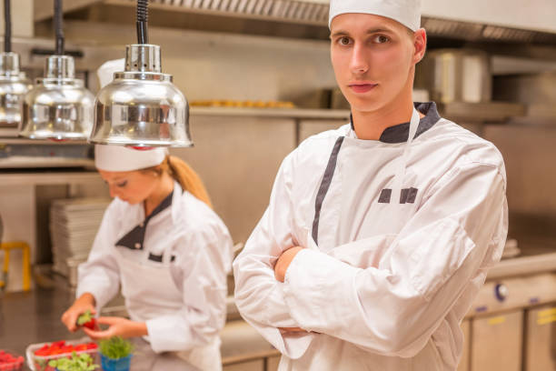 istock Portrait of young chef 804030468