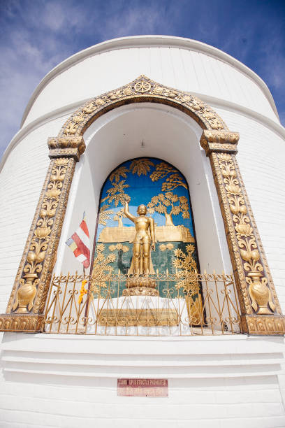 istock World Peace Pagoda in Pokhara, Nepal 804030910