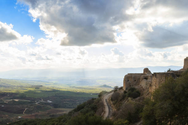 istock Ruins of ancient Crusader fortress, Golan Heights 804061446