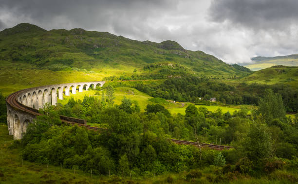 istock Glenfinnan Viaduct from above on cloudy day 804064054