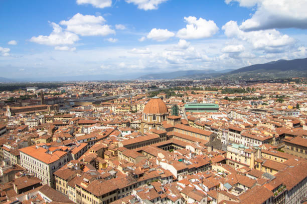 istock Beautiful panorama view over Florence, Italy 804075844