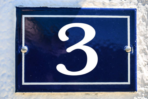 istock Number of house in blue color 804082720