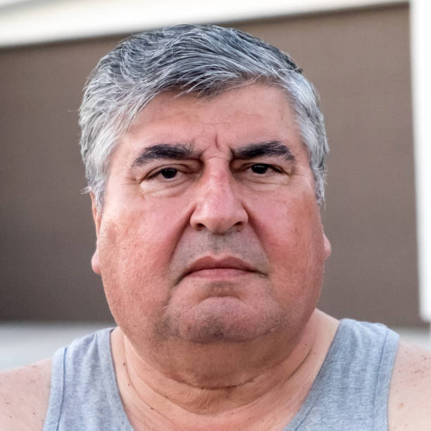 istock Serious mature senior man 804093150