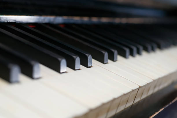 istock Ancient piano detail 804131944