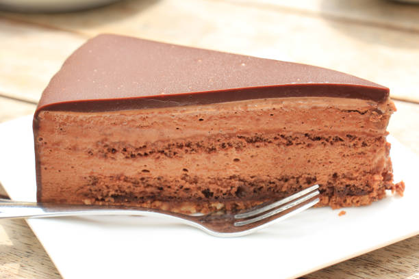 istock Fresh homemade chocolate cake 804150952