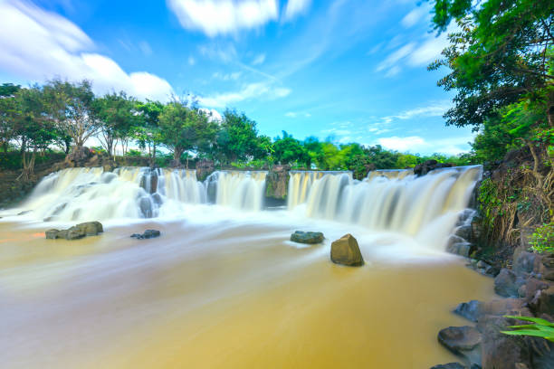istock Beautiful waterfalls in Ecotourism 804154036