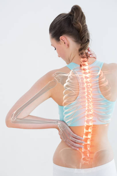 istock Digitally generated image of female suffering from muscle pain 804156406