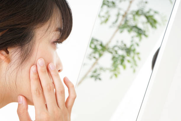istock Young woman doing skin care 804177742