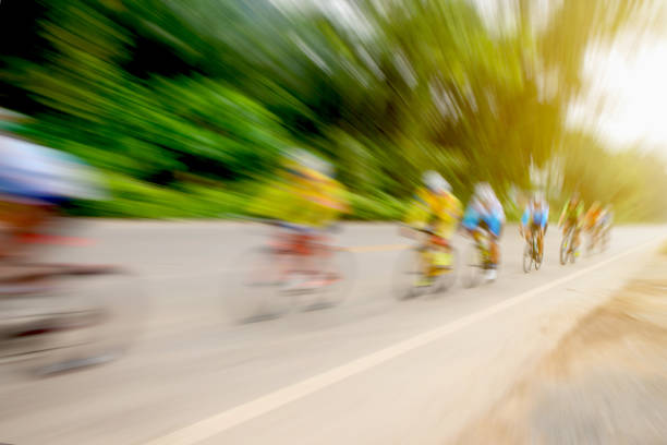 istock Cycling on the road. Motion blur photo. 804197444