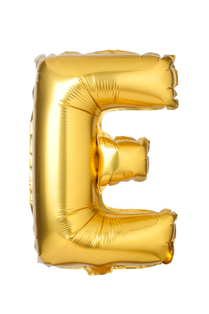 istock Letter E from English alphabet of balloons 804204150