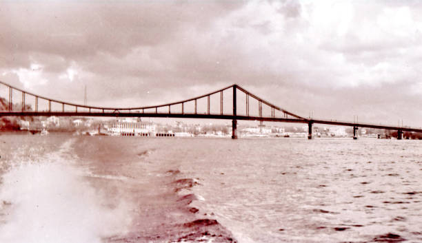 istock Kiev view of footbridge May 1964 804215684