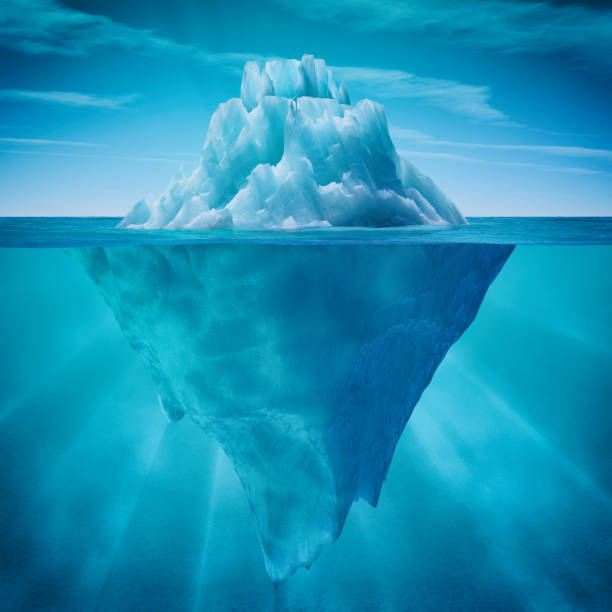 istock Underwater view of iceberg 804229114