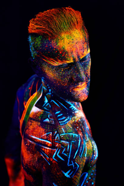 istock Close up male uv portrait 804234996