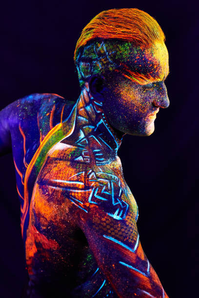 istock Close up male uv portrait 804235010