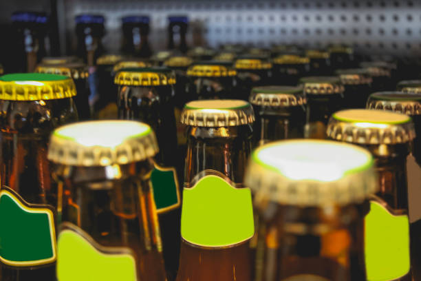 istock Beer bottle in liquor store 804243844