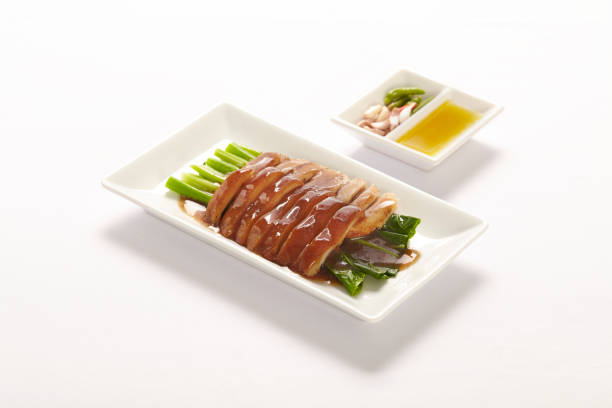 istock Stewed pork leg in plate 804244244