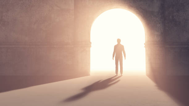 istock Silhouette of a man in a doorway 804250966