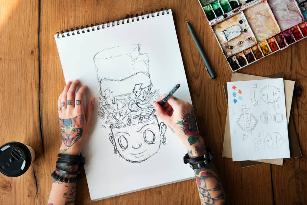 istock Tattoo Woman Creative Ideas Design Inspiration Concept 804254100