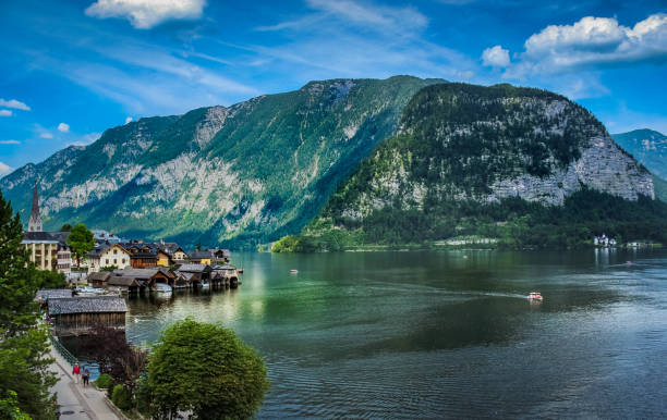 istock Hallstatt lakeside village in Austria 804256348